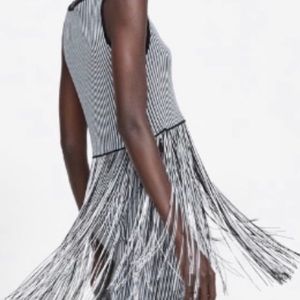 Zara fringe top